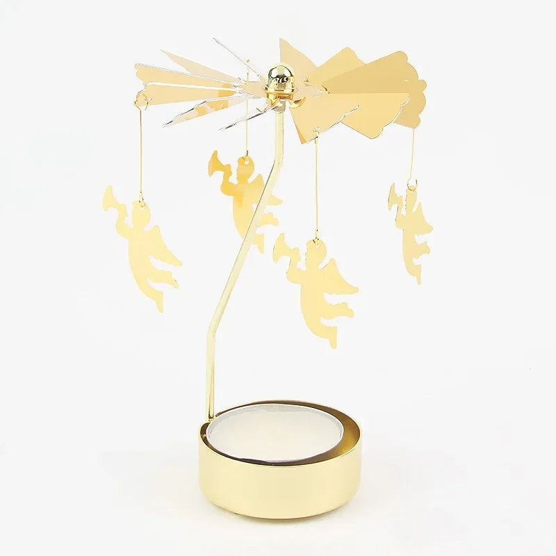 Rotating Carousel Tea Light Holder