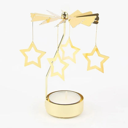 Rotating Carousel Tea Light Holder