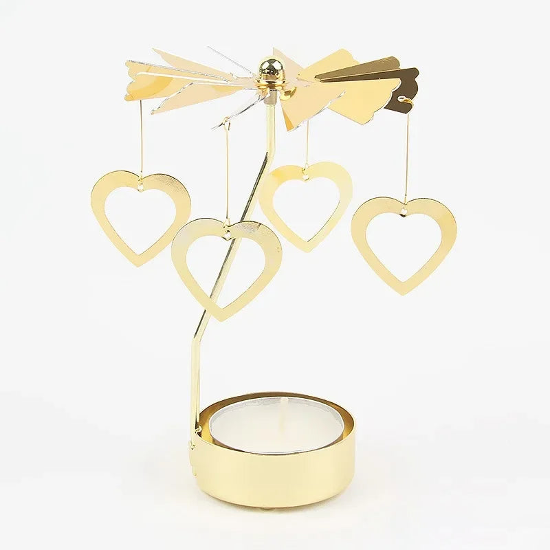 Rotating Carousel Tea Light Holder