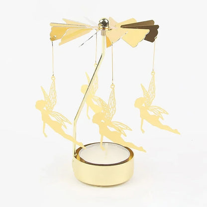 Rotating Carousel Tea Light Holder