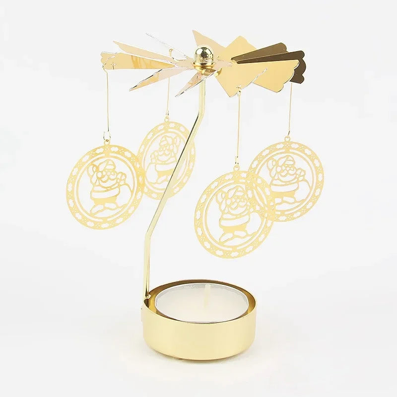 Rotating Carousel Tea Light Holder