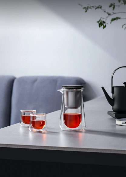 Design Award Winning Glass Tea Diffuser & Cups