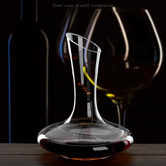 Crystal Glass Wine Decanter - 1100ml