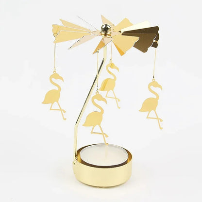 Rotating Carousel Tea Light Holder