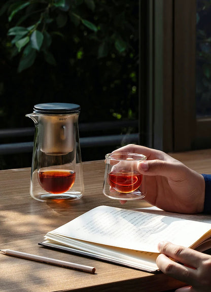 Design Award Winning Glass Tea Diffuser & Cups