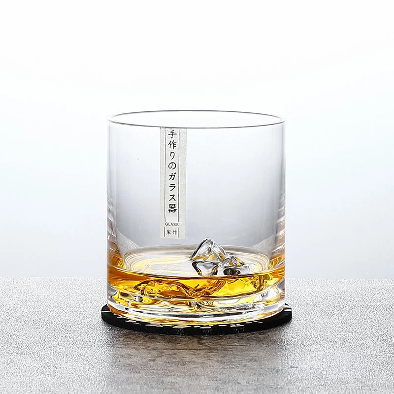 Japanese Ice Mountain Crystal Whisky Tumbler