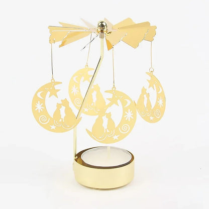 Rotating Carousel Tea Light Holder