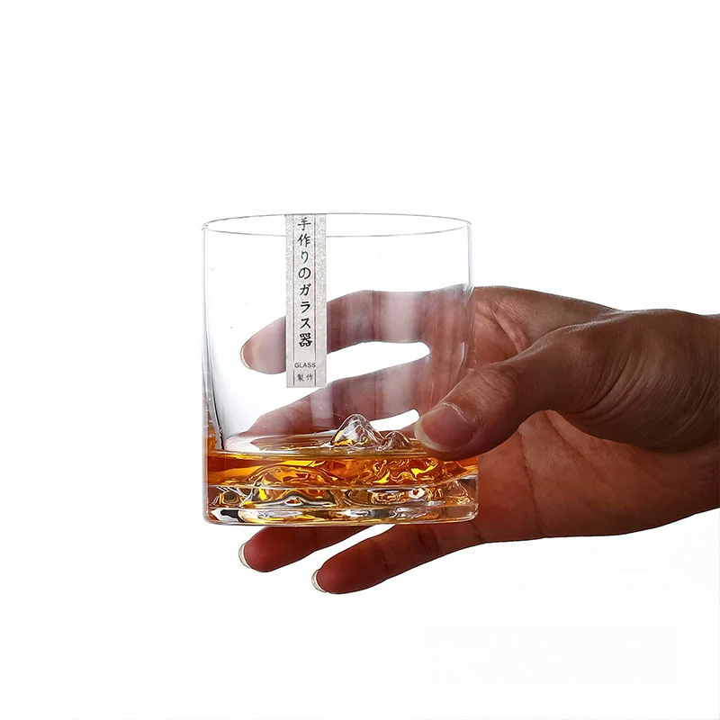 Japanese Ice Mountain Crystal Whisky Tumbler