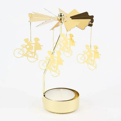 Rotating Carousel Tea Light Holder