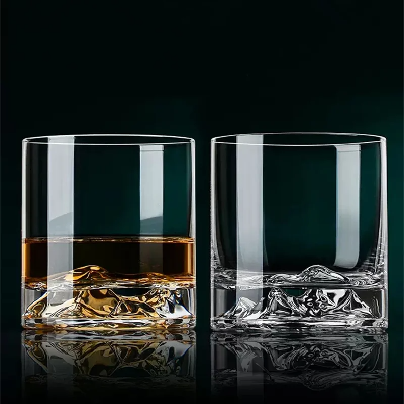 Japanese Ice Mountain Crystal Whisky Tumbler