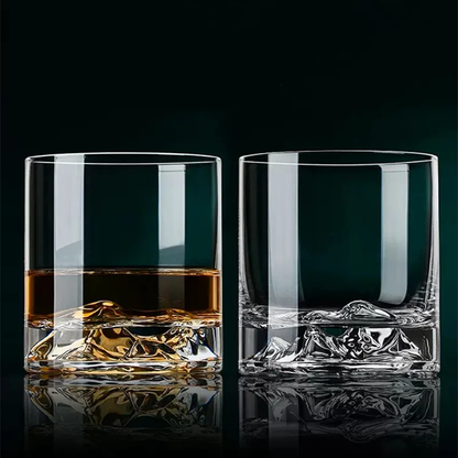 Japanese Ice Mountain Crystal Whisky Tumbler