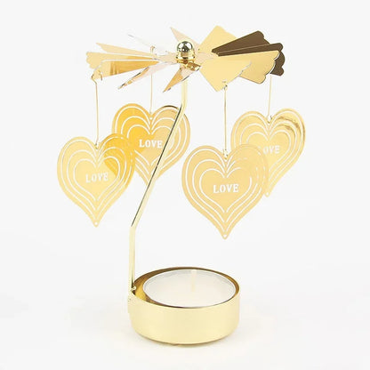 Rotating Carousel Tea Light Holder