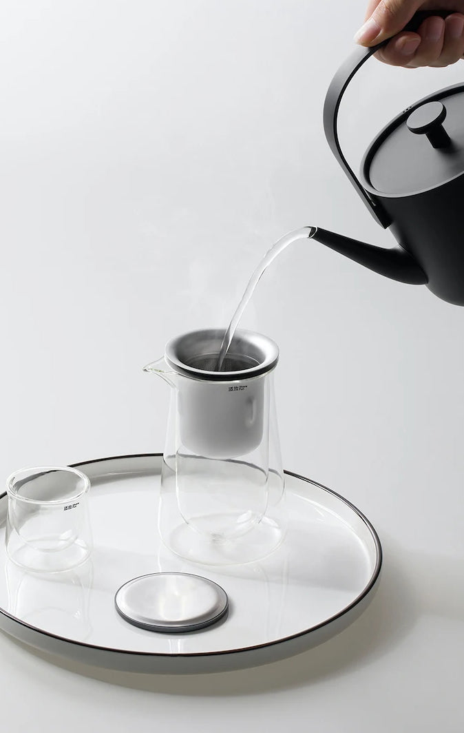 Design Award Winning Glass Tea Diffuser & Cups