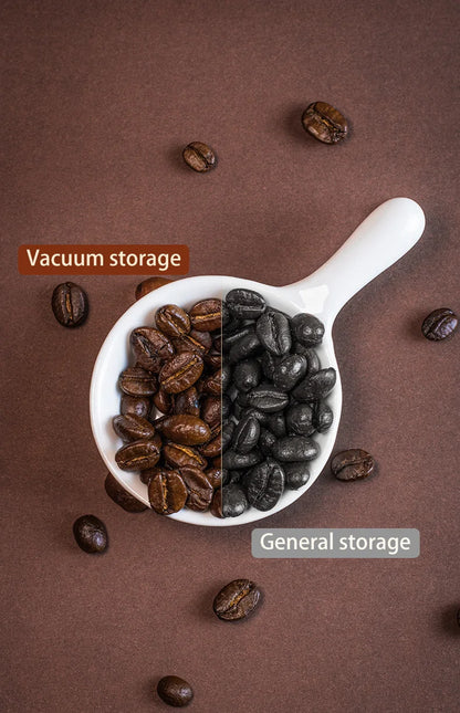 Vacuum Sealed Storage Jars - Perfect For Coffee Beans