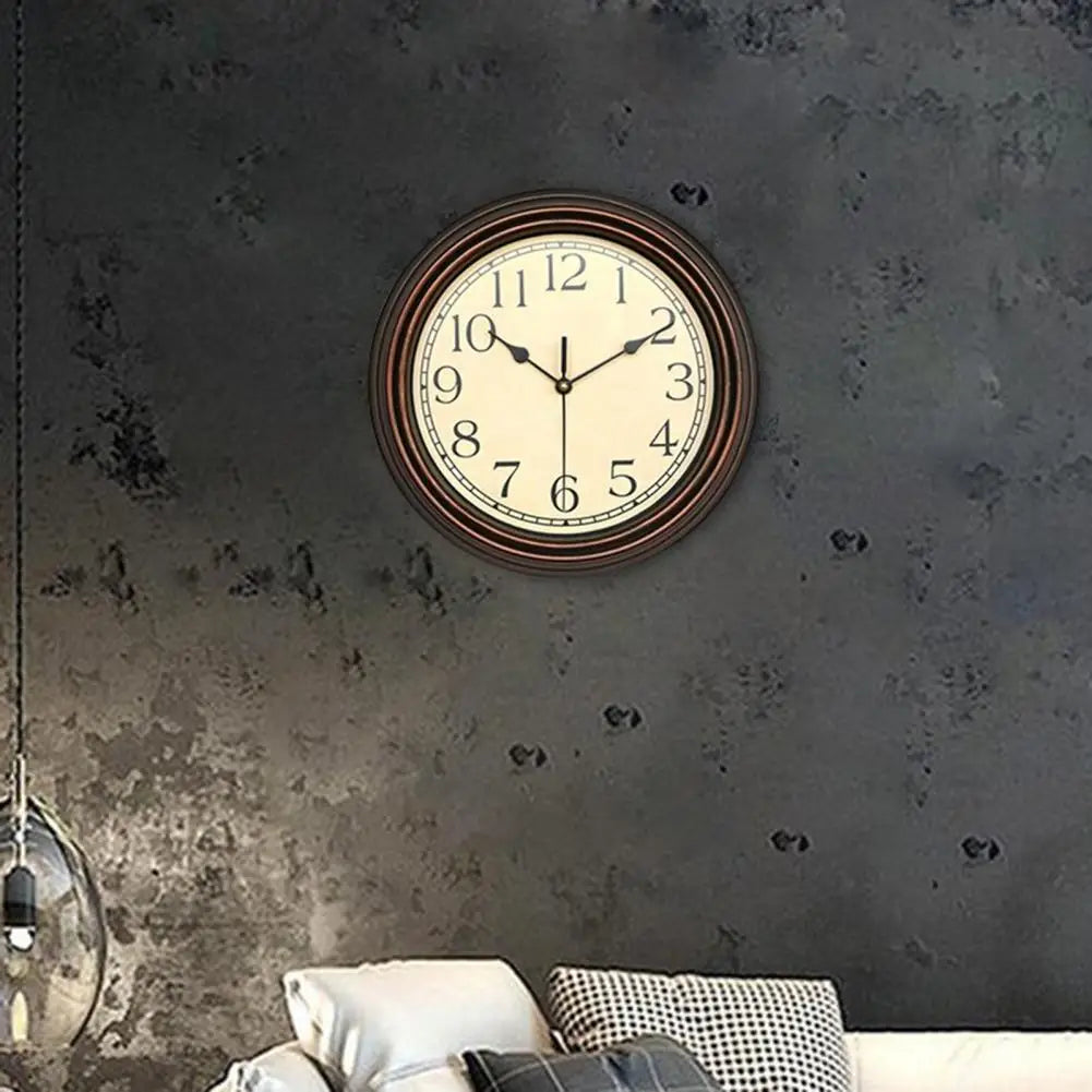 Classic Hanging Wall Clock - Perfect For Kitchens and Hallways