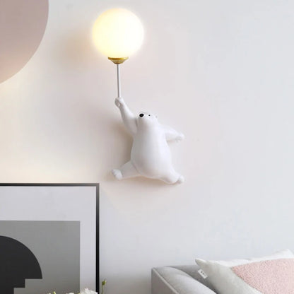 Balloon Bear Wall Light