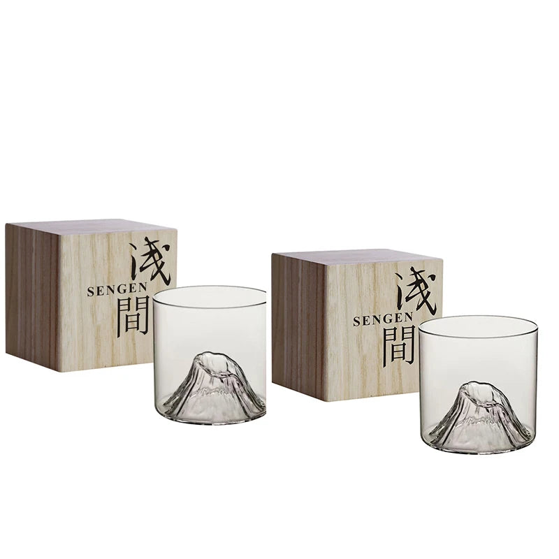 Designer Liu Siyu Mount Fuji Whiskey Glass - Bulk