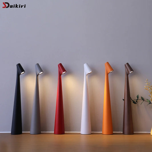 Wireless LED Bedside Table Lamp - Six Colours To Choose From