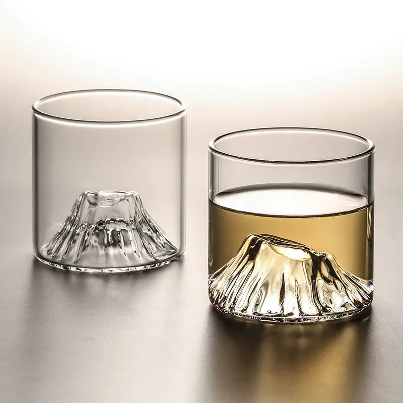 Designer Liu Siyu Mount Fuji Whiskey Glass – Nazzera