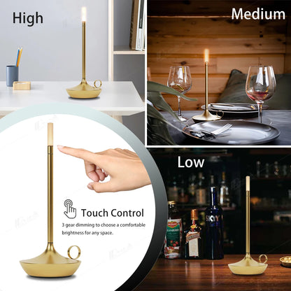 Nordic Candlestick Light - Rechargeable