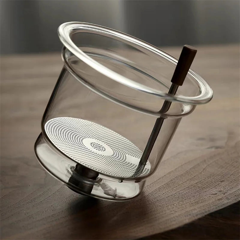 Ben Russel Design One Click Tea Infuser - Wooden Lid & Handle