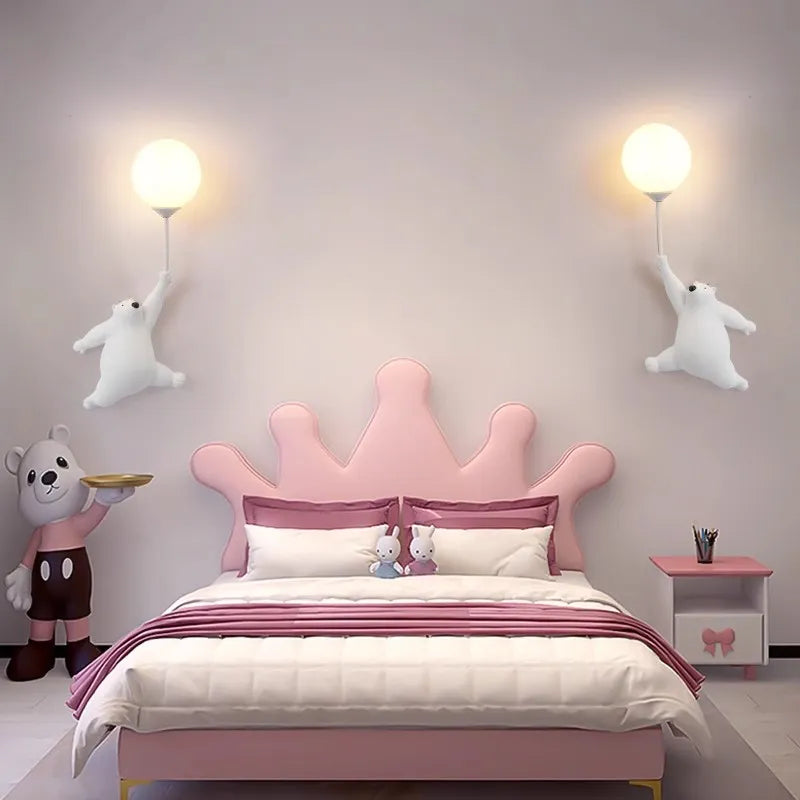 Balloon Bear Wall Light