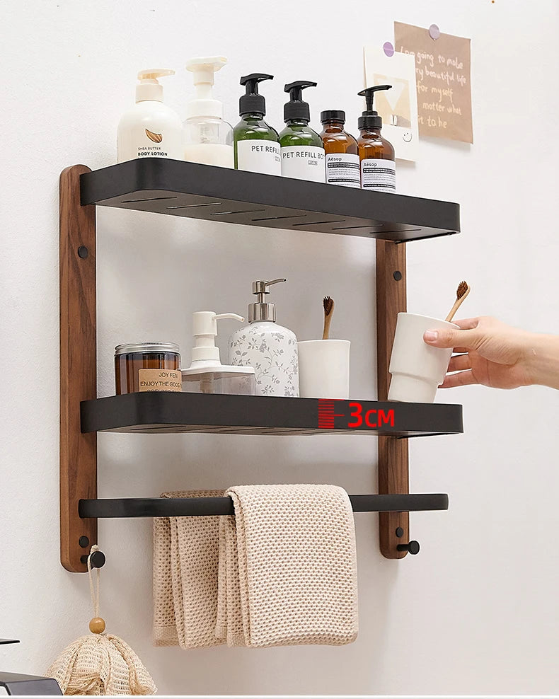 Bathroom Wall Mounted Storage Rack/Shelving