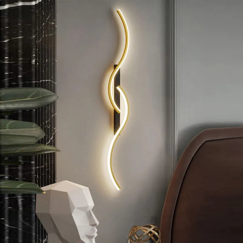 Modernist Dimmable Wall Light - Statement Piece