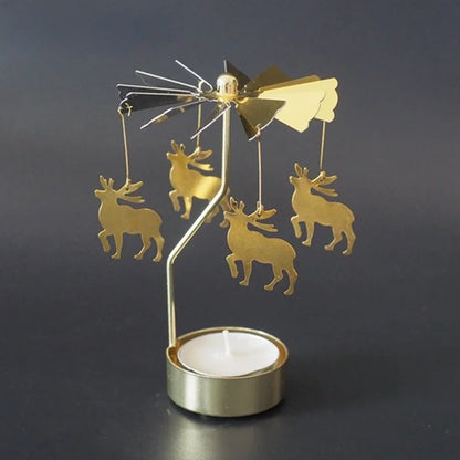 Rotating Carousel Tea Light Holder