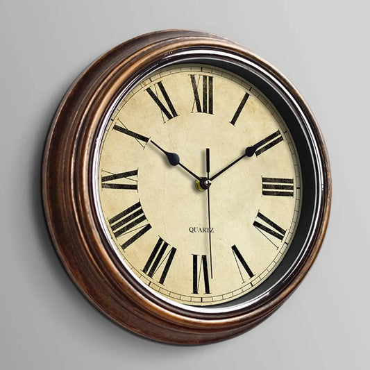 Classic Hanging Wall Clock - Perfect For Kitchens and Hallways