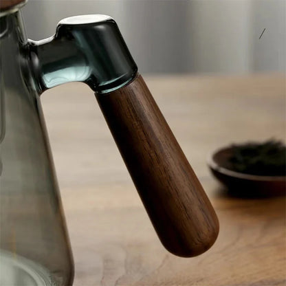 Ben Russel Design One Click Tea Infuser - Wooden Lid & Handle