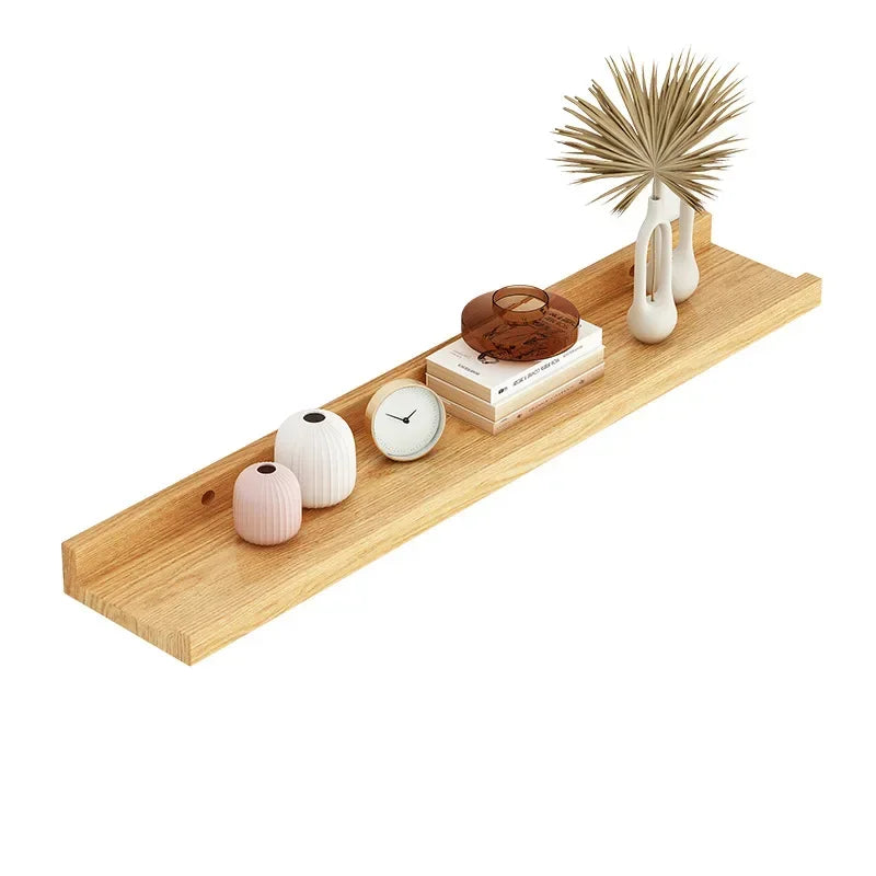 Nordic Wooden Floating Shelves - No Ugly Brackets